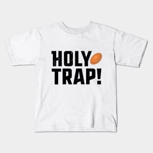 Trap Shooting T-Shirt Holy Trap Shotgun Clay Pigeon Skeet Pun Kids T-Shirt